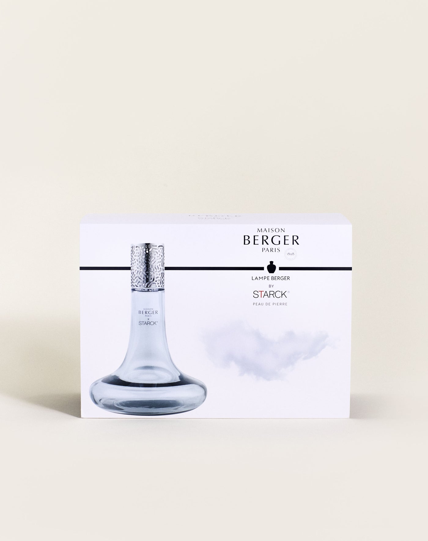 Starck Grey Home Fragrance Lamp Gift Set with Peau de Pierre