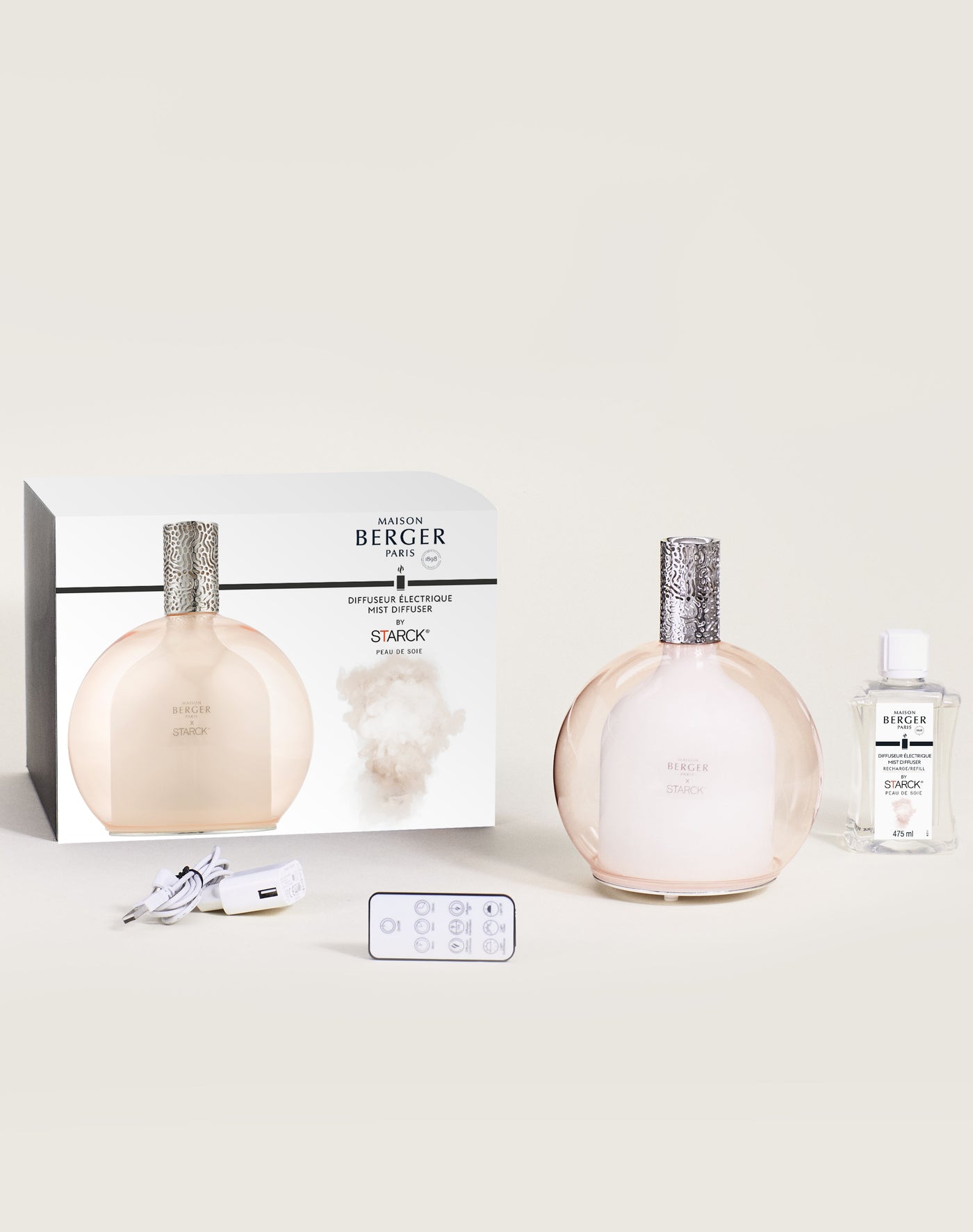 Starck Pink Mist Diffuser Set with Peau de Soie