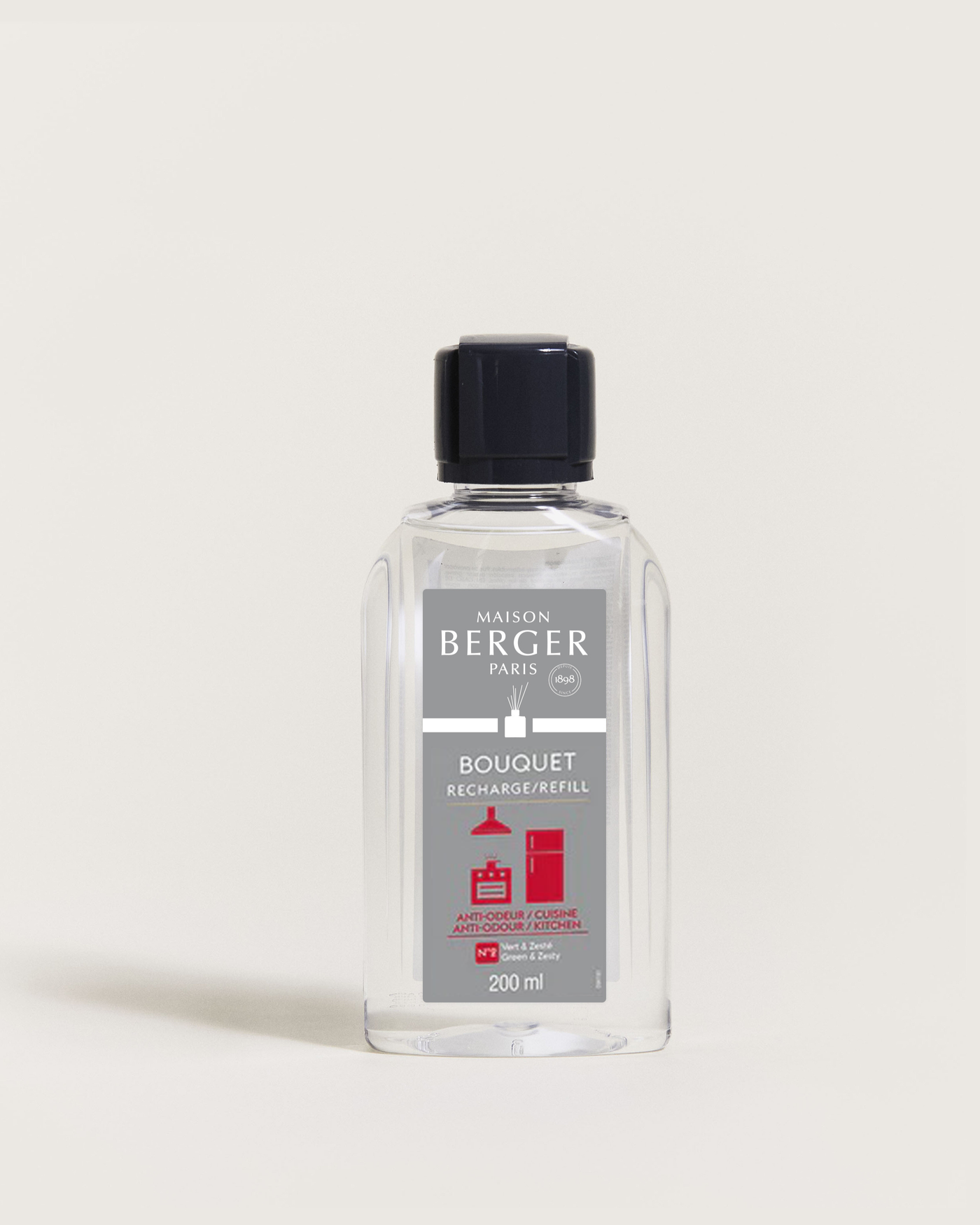 200ml Anti-Odour Kitchen 2 (Green & Zesty) Reed Diffuser Refill