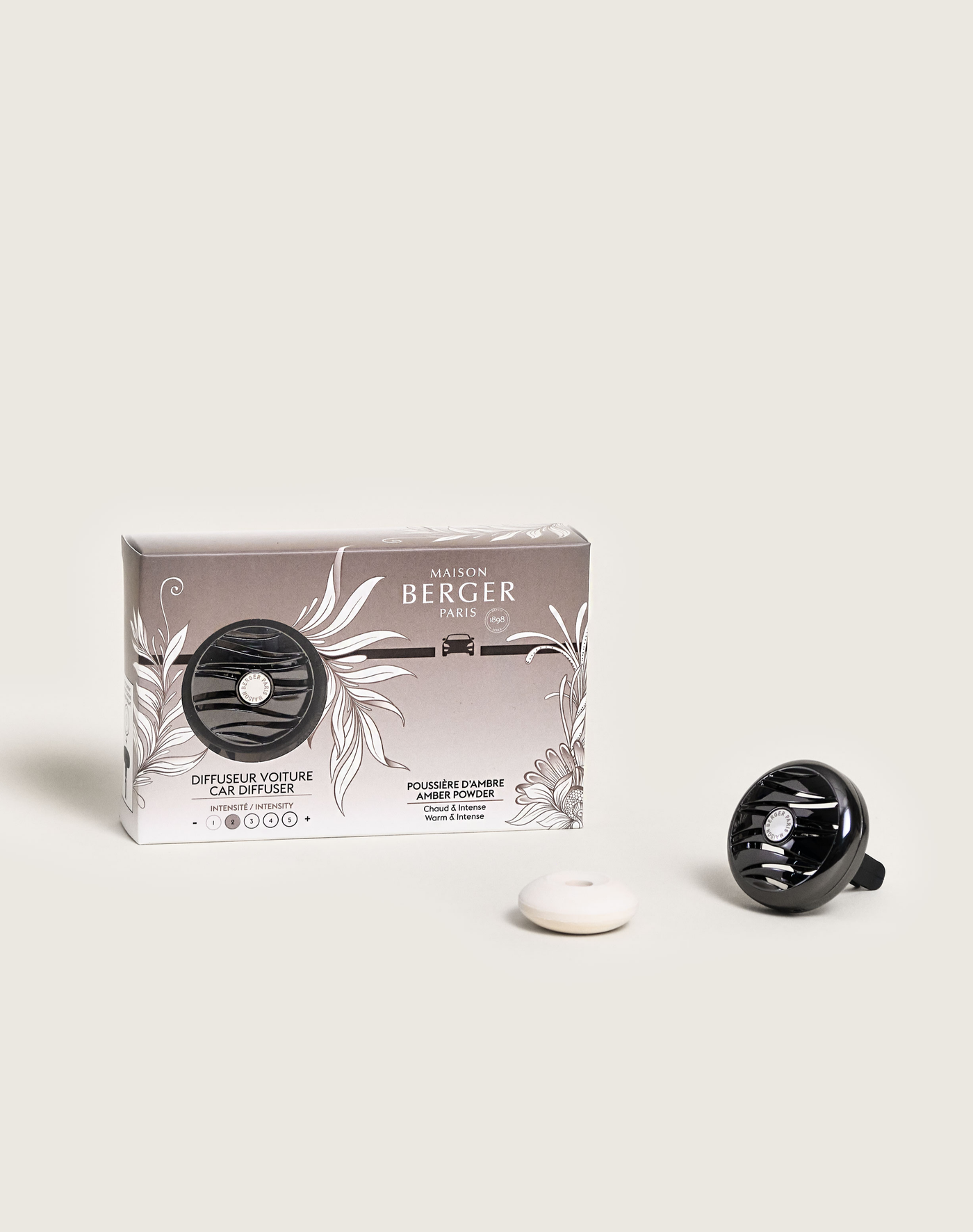 Amber Powder Holly Car Diffuser