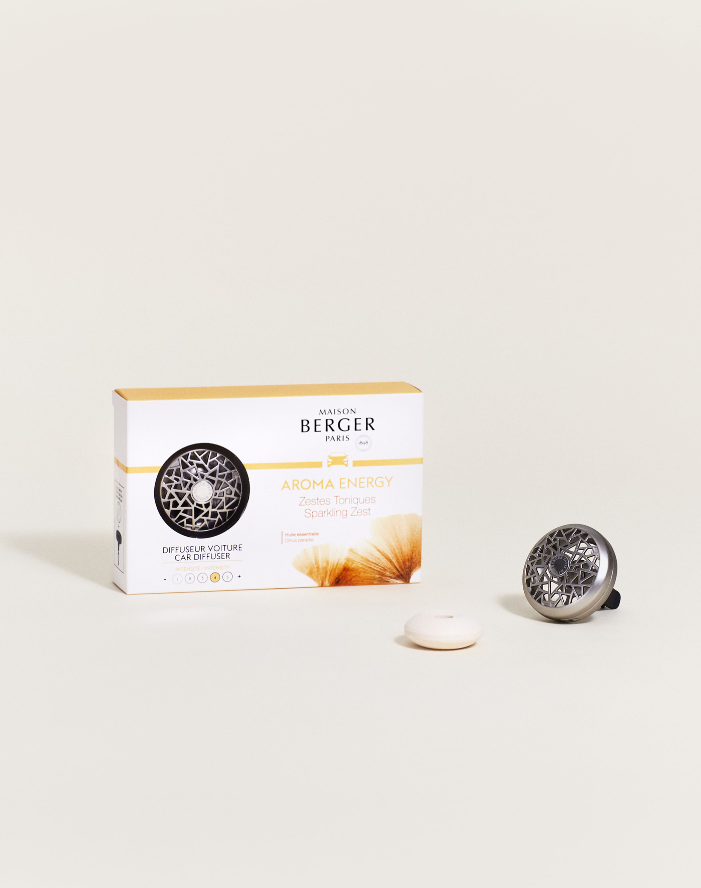 Aroma Energy Car Diffuser Set - Graphic