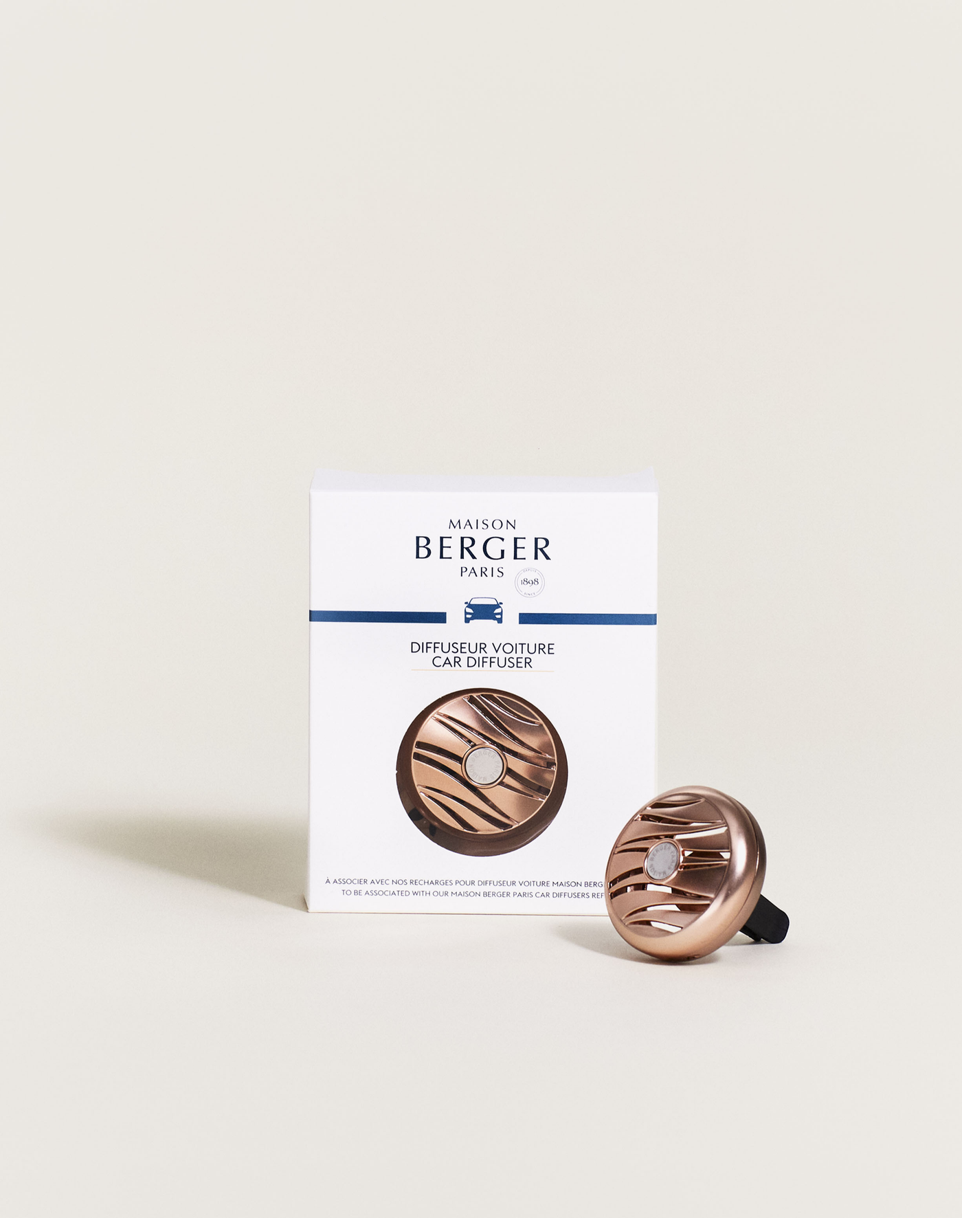 Blissful Car Diffuser Vent Clip in Rose Gold