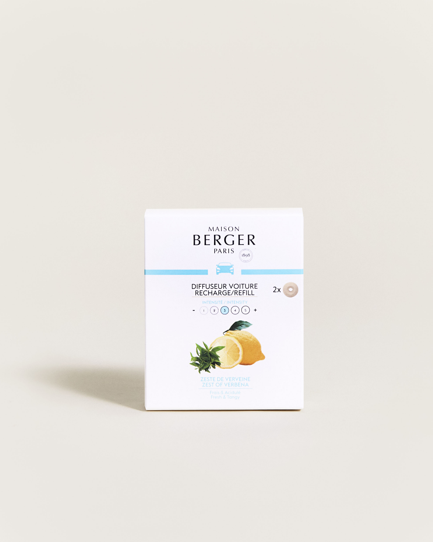 Zest Of Verbena Car Diffuser Refill