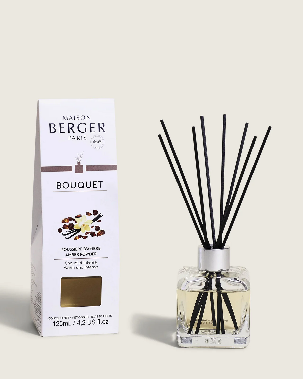Amber Powder Cube Reed Diffuser