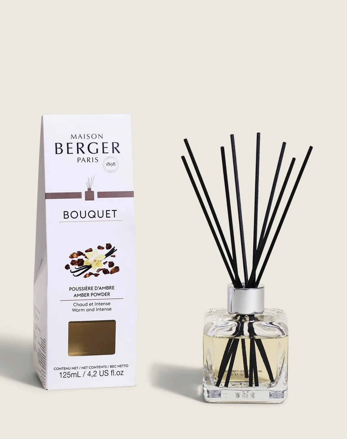 Amber Powder Cube Reed Diffuser