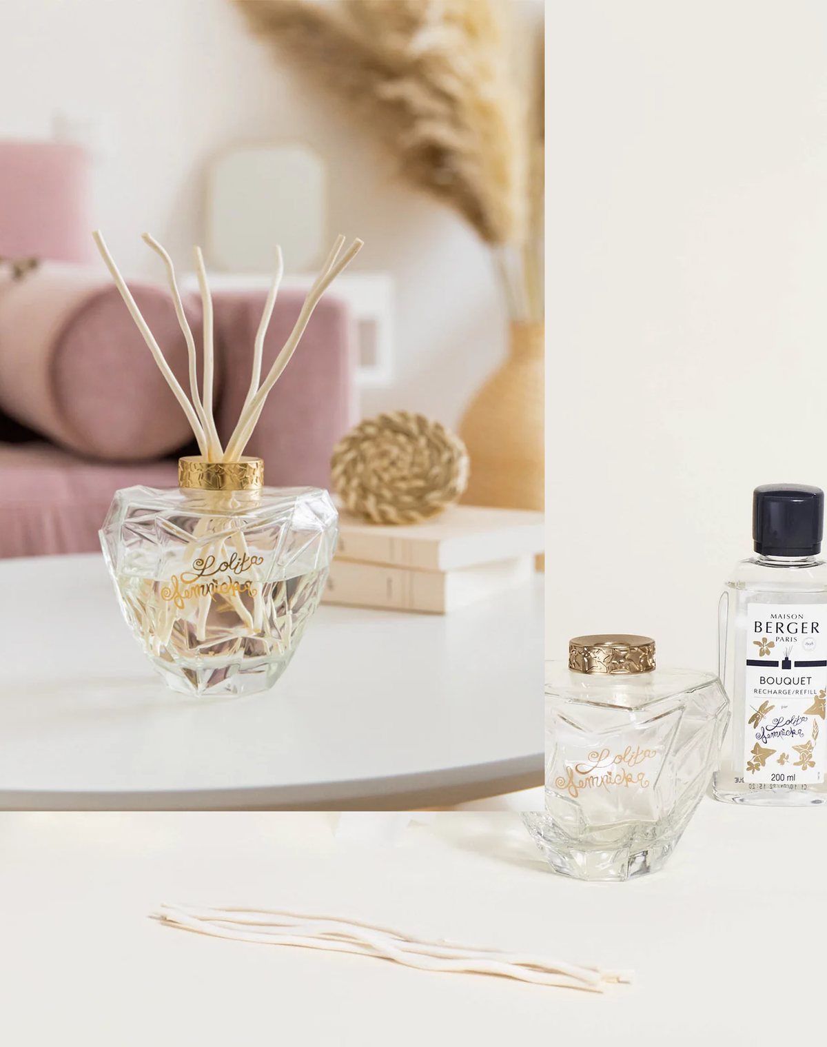 Lolita Lempicka Clear Reed Diffuser Set