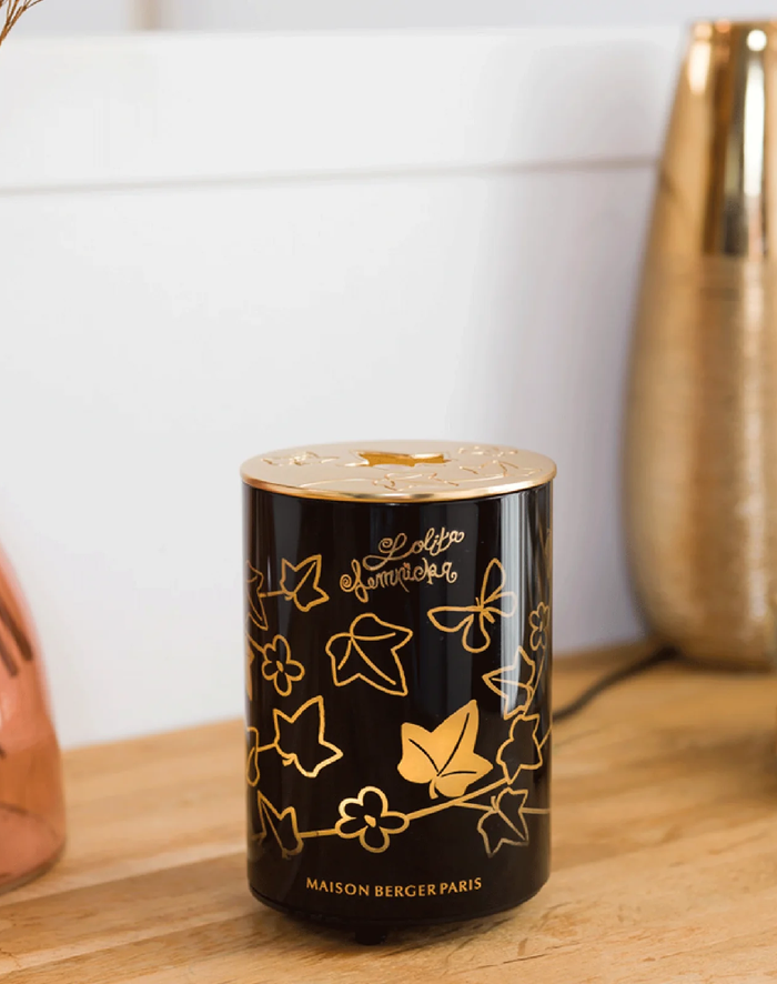 Black Satin Electric Diffuser with Lolita Lempicka
