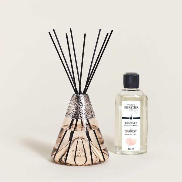 Starck Pink Reed Diffuser Gift Set with Peau de Soie • Maison Berger ...