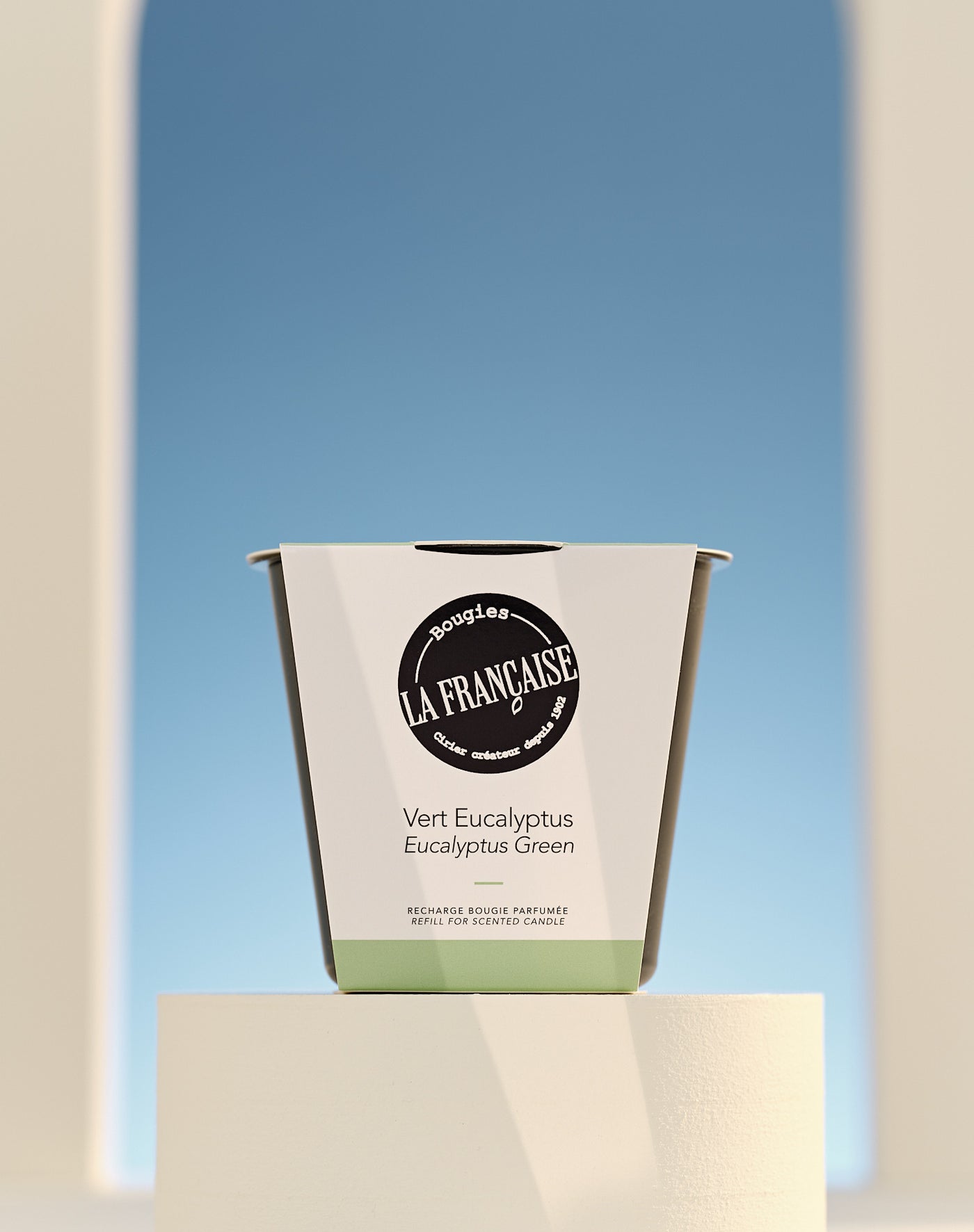 Eucalyptus Green Scented Candle Refill