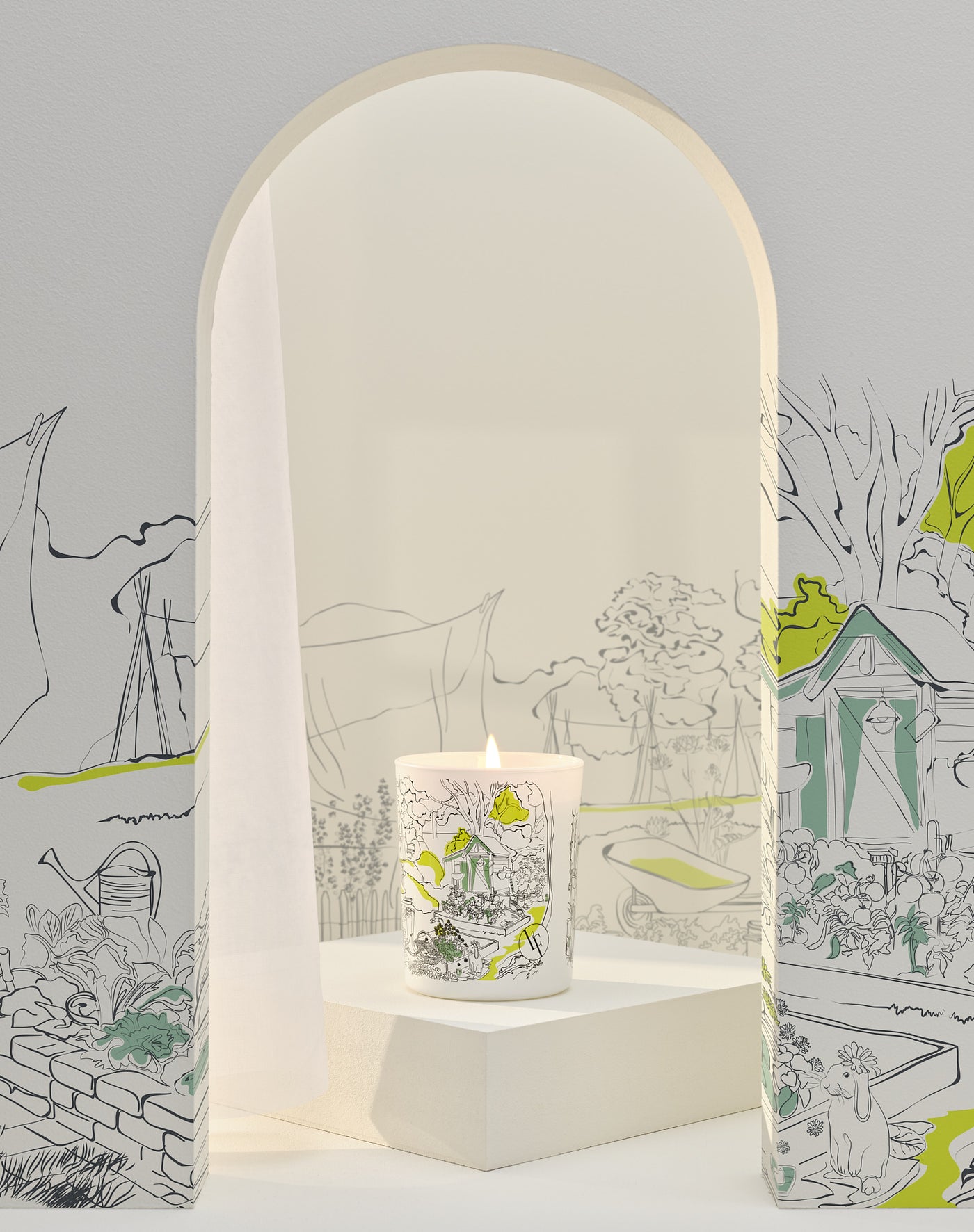 Aromatic Garden Scented Candle