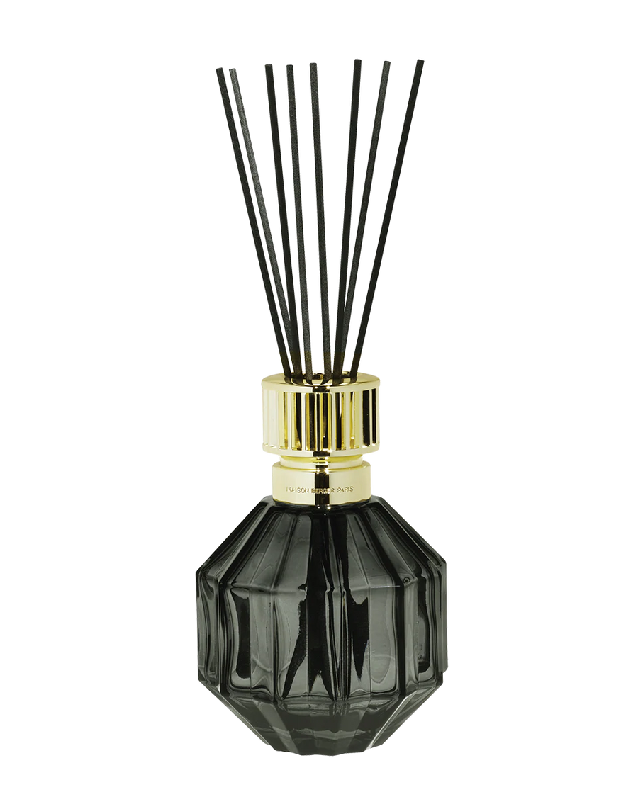 Facette Black Reed Diffuser Gift Box with Cotton Caress
