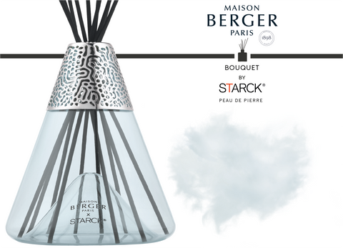 Starck Grey Reed Diffuser Gift Set with Peau de Pierre - Maison Berger ...